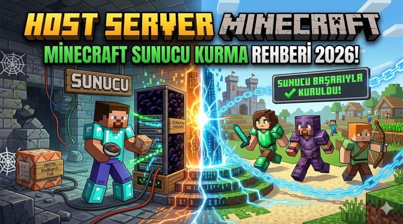 host server minecraft kurma rehberi 2026